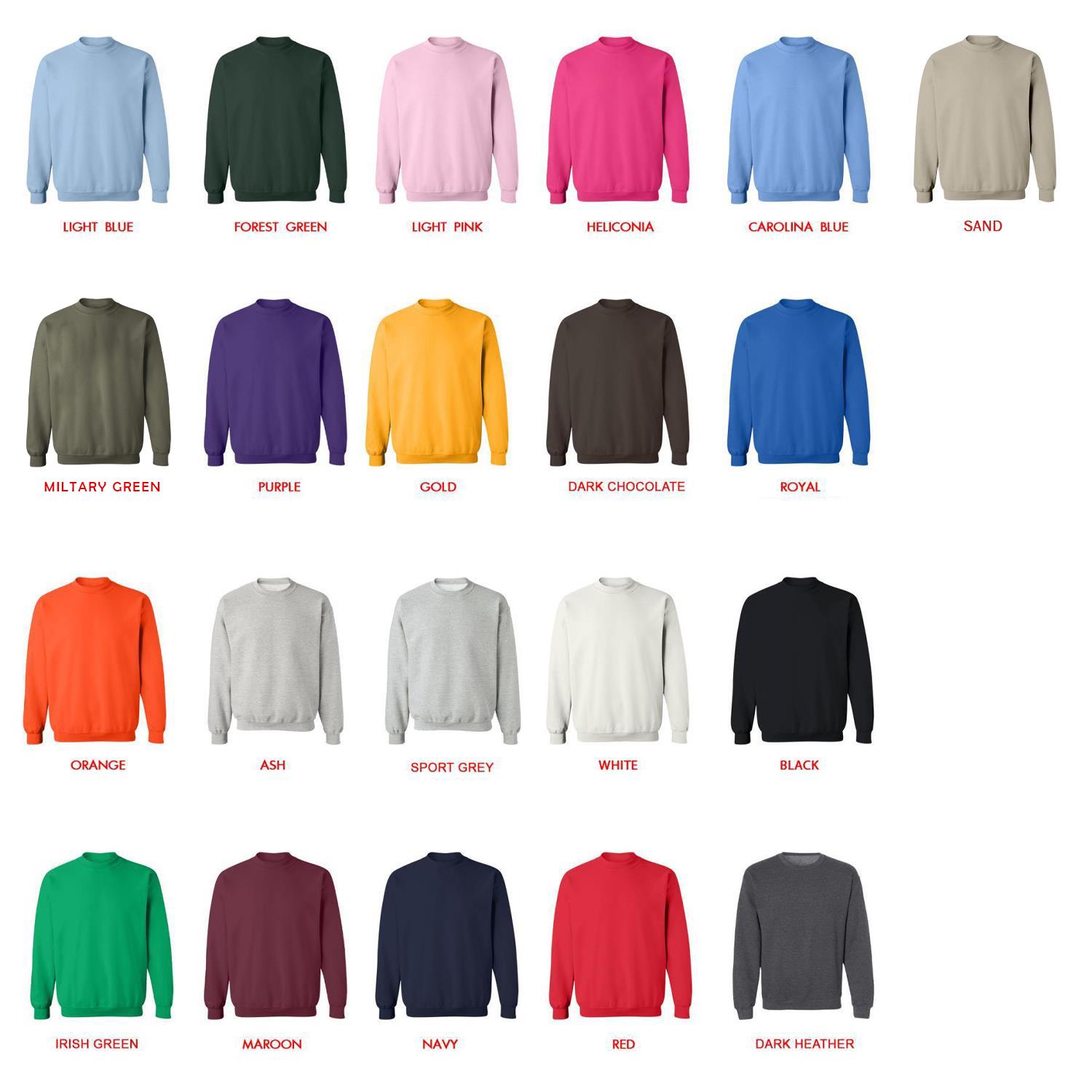 sweatshirt color chart - Terraria UK Shop