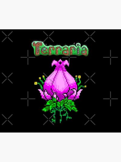Alternative view of Terraria Game Beautiful Flower Art Tapestry