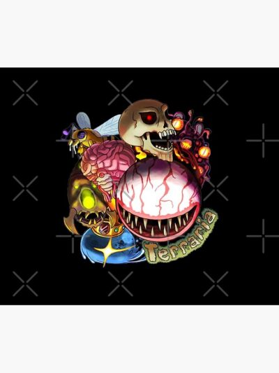 Alternative view of Funny Art Terraria Game Tapestry