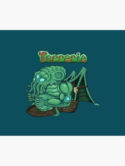 Alternative view of Moon Lord Art For Terraria Games Fans Tapestry