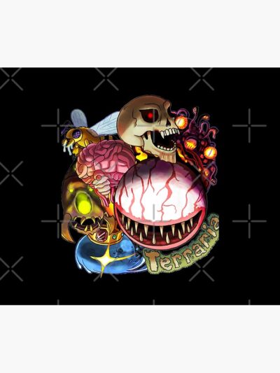 Alternative view of Gifts For Men Terraria Game Boss For Fans Rush Halloween Tapestry