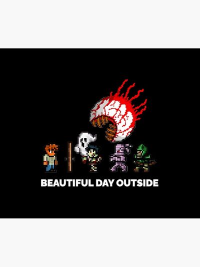 Alternative view of Terraria Game Halloween Beautiful Day Outside Meme Tapestry