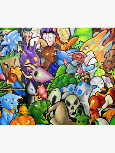 Alternative view of All Terrarias Pets Tapestry