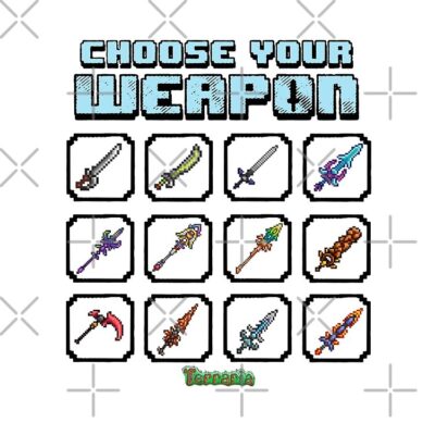 Alternative view of Terraria Game Choose Your Weapon Tote Bag