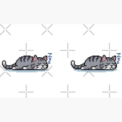 Alternative view of Terraria Sleepy Cat Pixel Art Mug