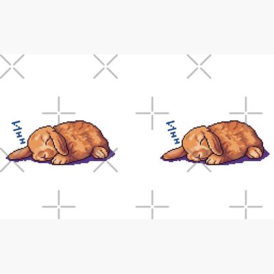 Alternative view of Terraria Sleepy Rabbit Pixel Art Mug