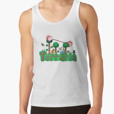 Alternative view of Funny Gift Terraria Game Christmas Tank Top