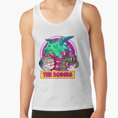 Alternative view of Terraria Game The Bosses Tank Top