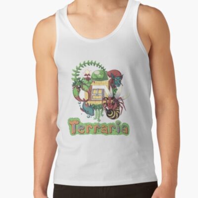 Alternative view of Day Gift For Terraria Game Jungle Halloween Tank Top
