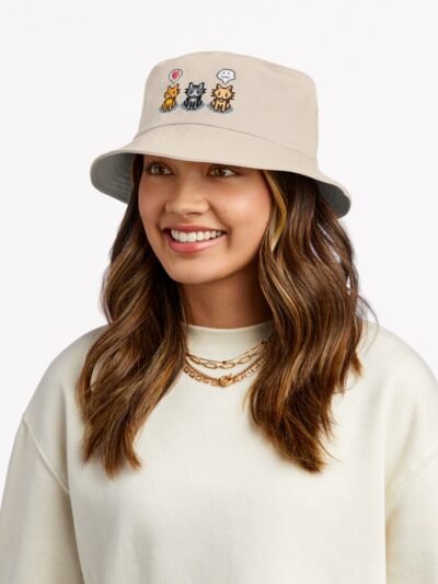 Alternative view of Stardew Valley Cats Bucket Hat