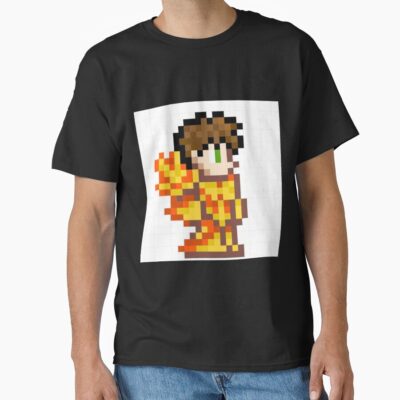 Alternative view of Terraria Pixel Art Solar Flare Armor Fan Art T-shirt