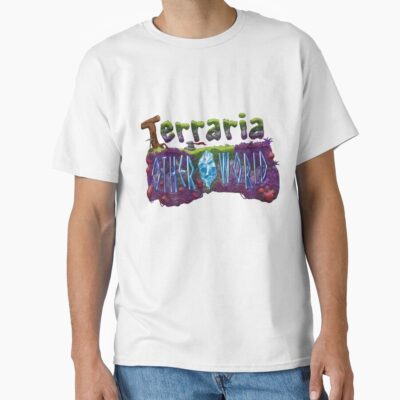 Alternative view of Retro Beautiful Design Terraria Game Other World T-shirt