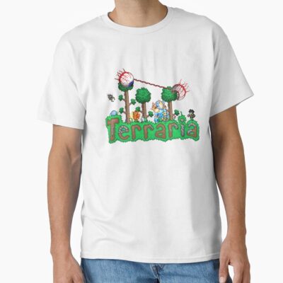 Alternative view of Funny Gift Terraria Game Christmas T-shirt
