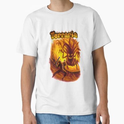 Alternative view of People Call Me Terraria Game Mourning For Fans Wood Halloween T-shirt
