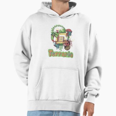 Alternative view of Day Gift For Terraria Game Jungle Halloween Hoodie