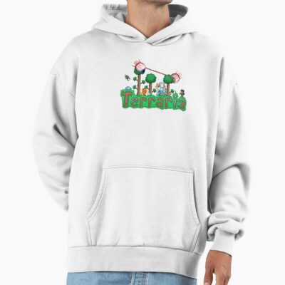 Alternative view of Funny Gift Terraria Game Christmas Hoodie