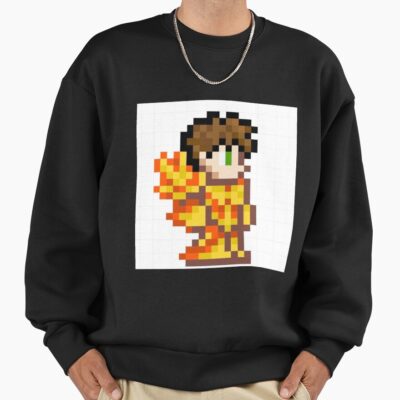 Alternative view of Terraria Pixel Art Solar Flare Armor Fan Art Sweatshirt