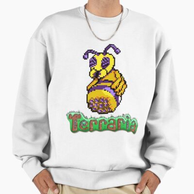 Alternative view of Terraria Action Adventure Sandbox Game Cute Bees Design Sweatshirt