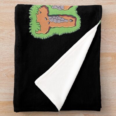 Alternative view of Day Gift For Terraria Game Jungle Halloween Throw Blanket