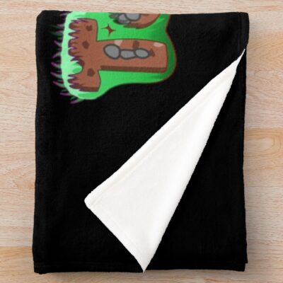 Alternative view of Terraria Action Adventure Sandbox Game Cute Bees Design Throw Blanket