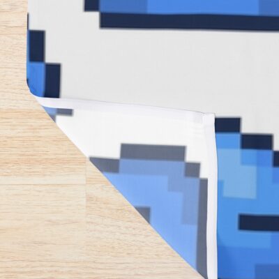 Alternative view of Sleepy Blue Terraria Slime Shower Curtain