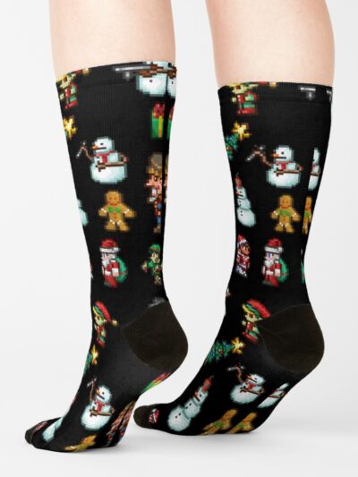 Alternative view of Terraria Christmas Pattern Socks