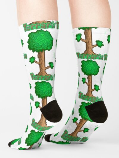 Alternative view of Terraria Game Pixel Art Socks
