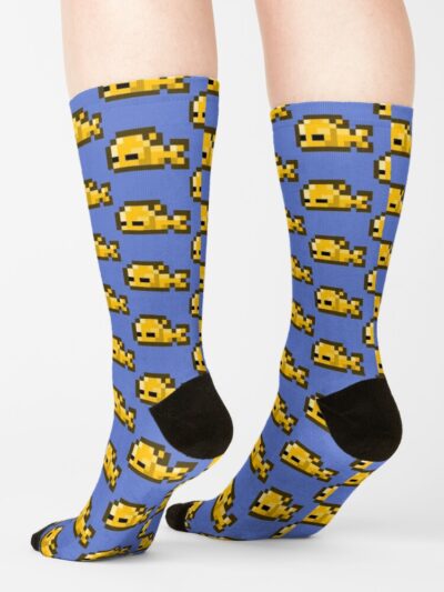 Alternative view of Sleepy Terraria Fish Socks
